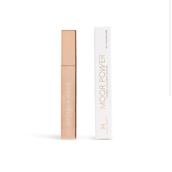 NIB 28.00 NATASHA MOORE MOOR POWER EXTREME BLACK MASCARA - Picture 2 of 6